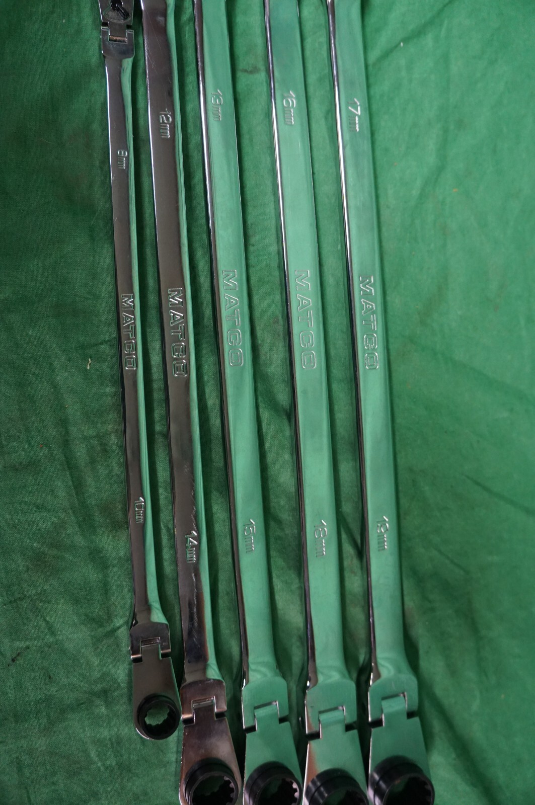 Matco Tools RWFXLM1719 Double Ratcheting Flex Head Wrench 5PC 8,10MM 1219MM eBay