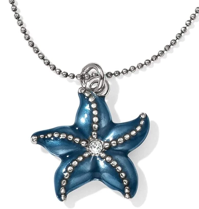 Blue starfish sale necklace