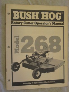 BUSH HOG M2561 MANUAL