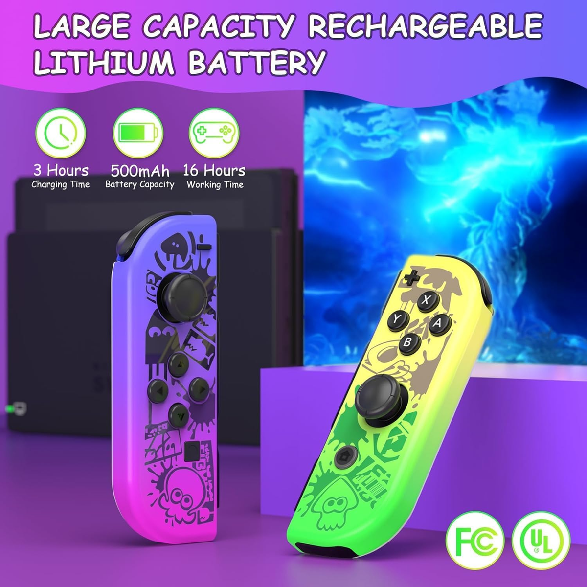 Nintendo JOY-CON (L)/(R) ブルー/ネオンイエロー Joy-Con(L) ブルー/(R) ネオンイエロー | My Nintendo Store