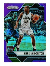 2016-17 Khris Middleton Panini Prizm Purple /75 Refractor Bucks #12 Holo Finals