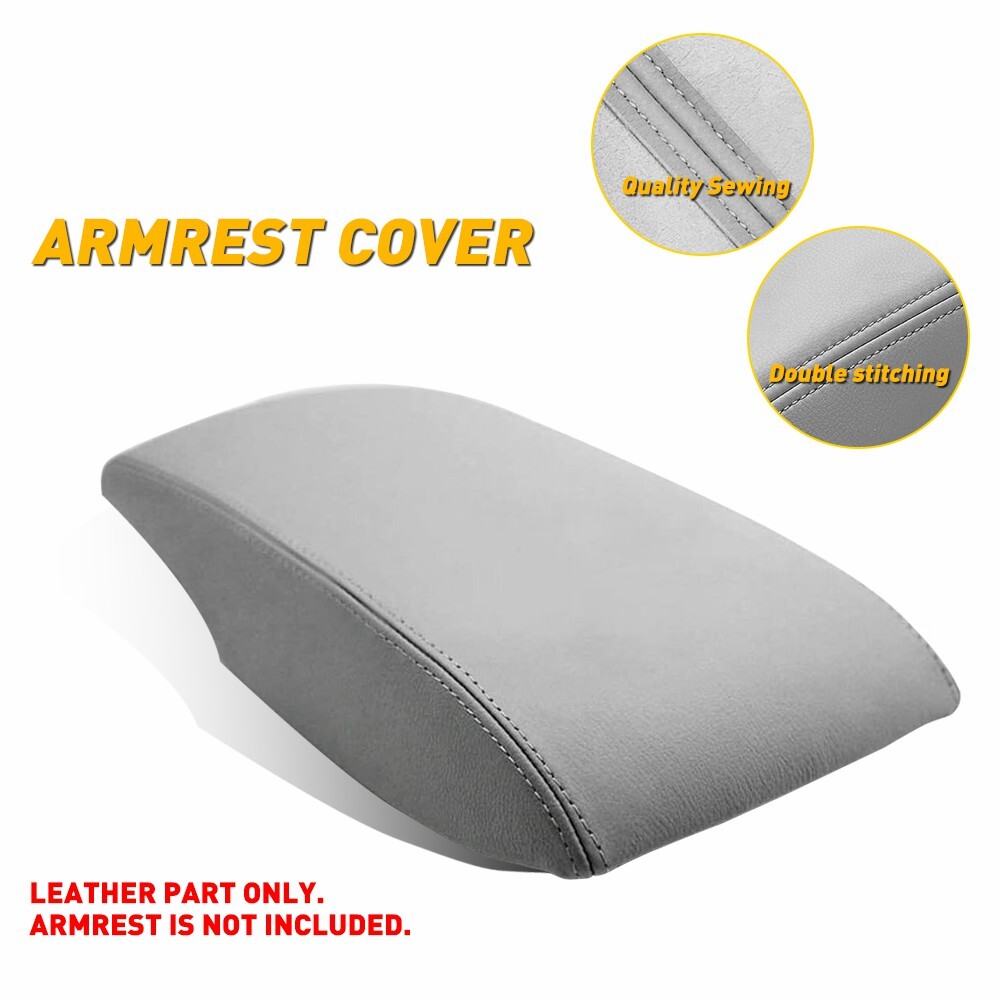 For Toyota Camry 2007-2011 Leather Center Console Armrest Lid Cover Accessories