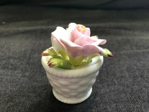Coalportミニ花器 Vintage Coalport Bone China Tiny Flower Basket | eBay