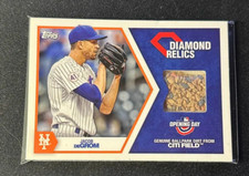 JACOB DEGROM 2022 TOPPS OPENING DAY DIAMOND RELICS FIELD DIRT CITIFIELD NY METS