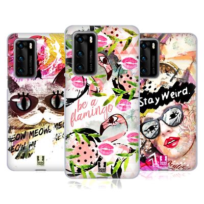 HEAD CASE DESIGNS WEIRD ART SOFT GEL CASE FOR HUAWEI PHONES 4