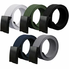 Kruze Mens Canvas Belts For Jeans Designer Adjustable Regular Big King Size Belt