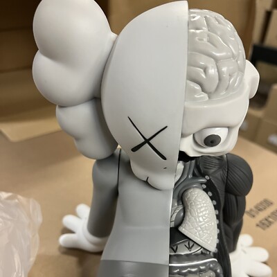 Kaws OriginalFake Medicom Resting Place Mono Grey Companion Medicom 2013
