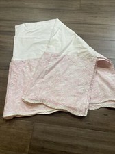 pottery barn embroidered paisley crib skirt