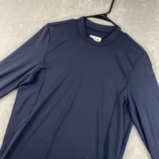 Lacoste Sport Shirt Mens XXL Blue Performance Tech Stretch Compression Training