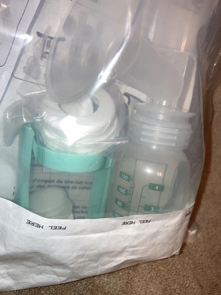 EXP 7/2024- Ameda Single One-Hand Manual Breast Pump - NEW  NO BPA (SEALED) - Image 3 of 4