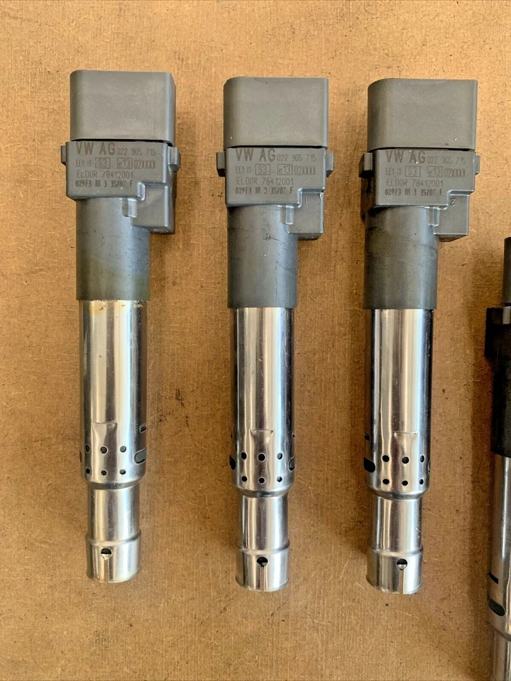 2004-2008 Audi TT Quattro Ignition Coil Set of 6 022905715 OEM - Image 3 of 4