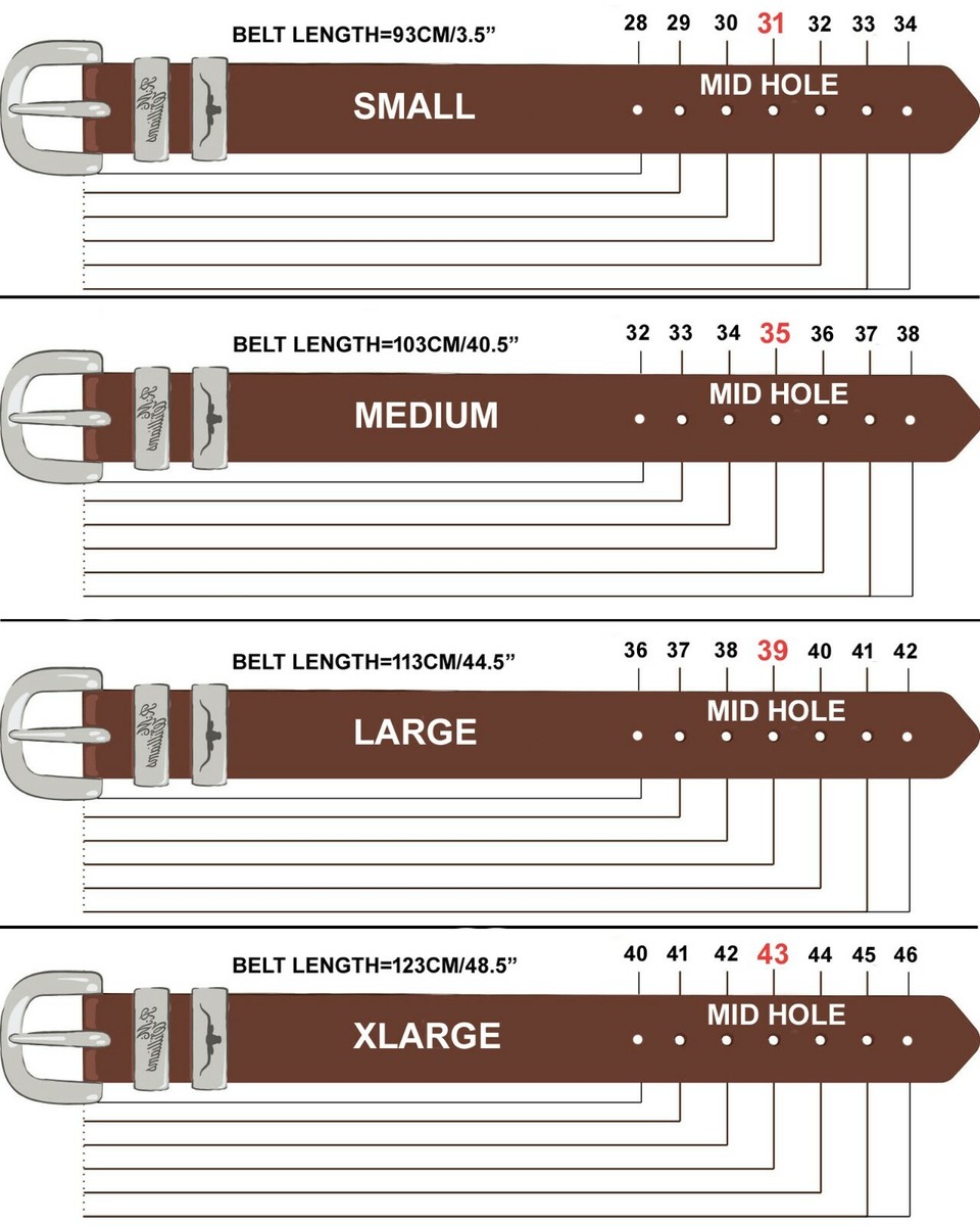 Men Belt Size For 29 Waist Inch Waist Men's Belt Size For 34