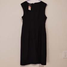 Mossimo Women's Size 10 Black Zip Up Back Sleeveless Dress