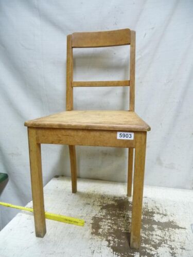 5903. Alter Jugendstil Stuhl Holzstuhl old wooden chair - Bild 1 von 3