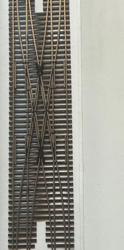 DOUBLE CROSSOVER - #6 TURNOUTS - DCC FRIENDLY CODE 83 NS Rail HO SCALE NEW - Image 4 of 4
