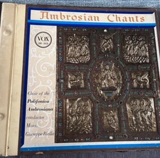 Ambrosian Chants Polifonica Ambrosiana Giuseppe Biella VOX DL 343 ltd ed 3 X LP