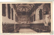 Certosa di Pavia - Interior of the refectory with the fresco by Semini (i 5645)