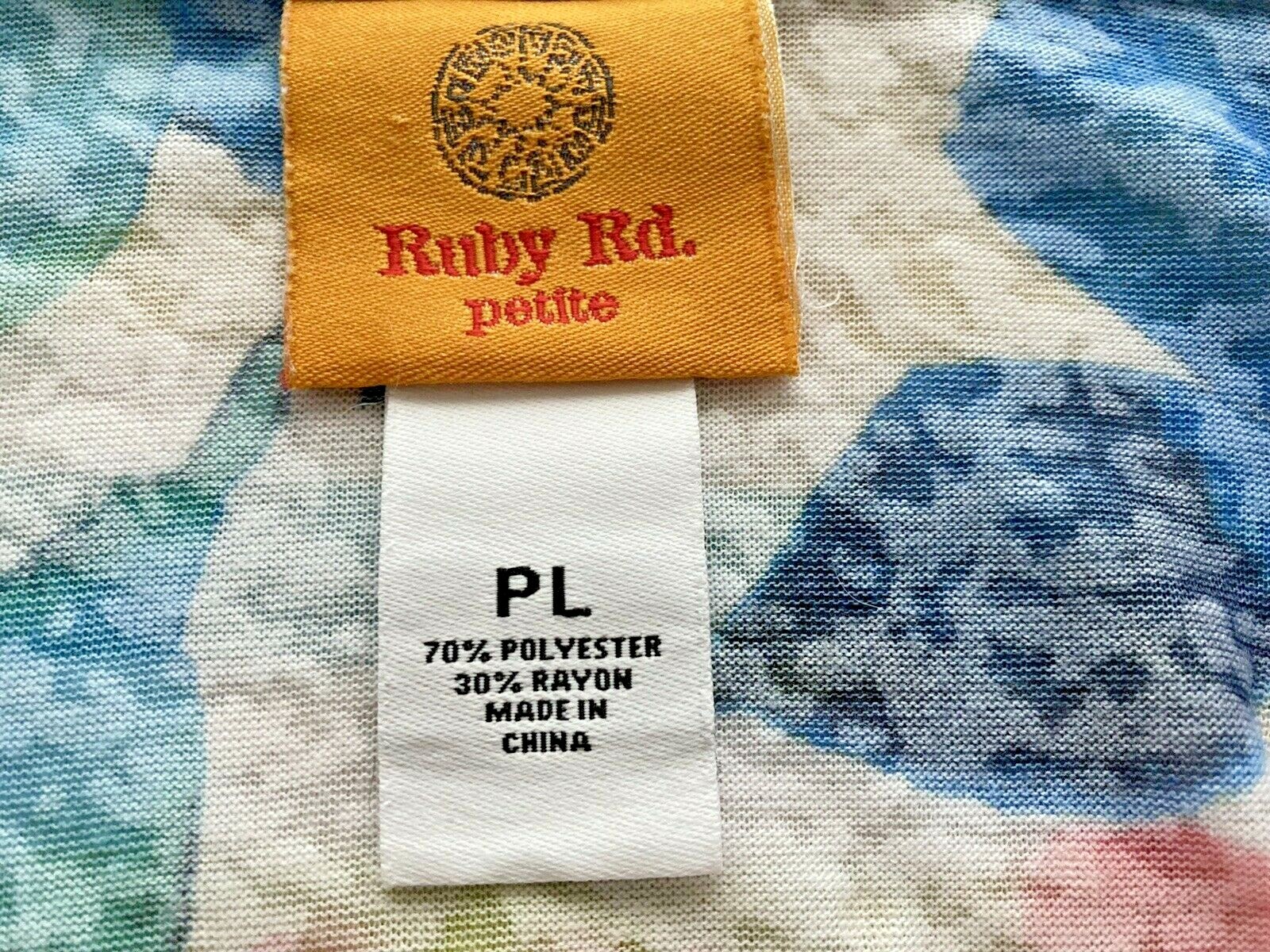 Ruby Rd. Petites Size PL polyester/rayon multicol… - image 11