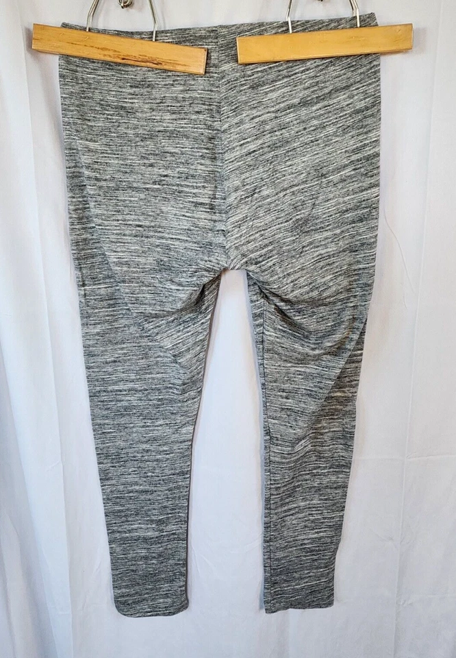 Faded Glory W XL Mixto Gris Leggings Tobillo Suave Elástico Cómodo Cintura Elástica Foto 2 de 4
