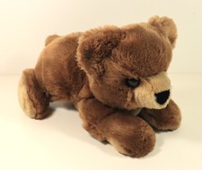 SIGIKID BRAUNB&Auml;R Teddy B&auml;r liegend braun Pl&uuml;sch 30 cm gro&szlig;