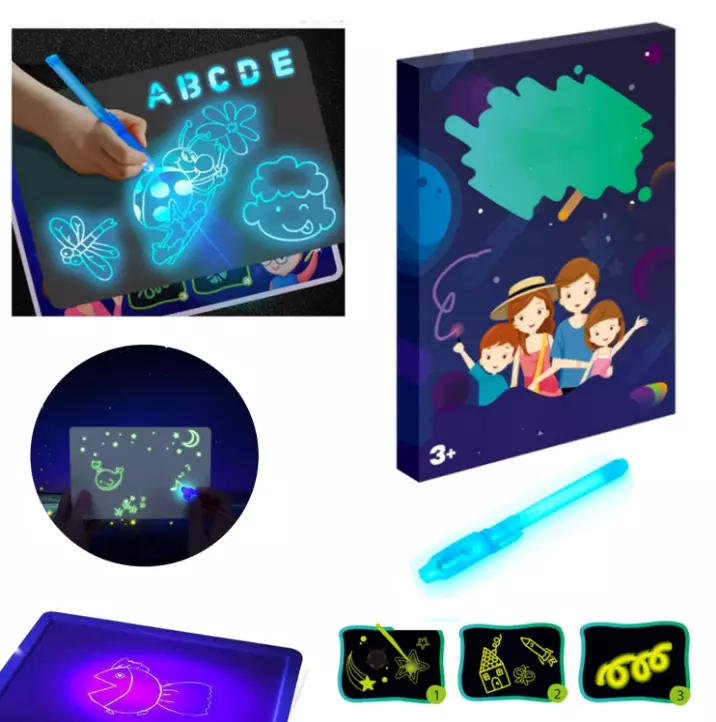 Magic LED Light Drawing Pad, 2024 New LED Light Up Drawing Board