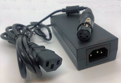 XLR 4-Pin 12V 5A 60 watt Power Supply Adapter for Video Camera