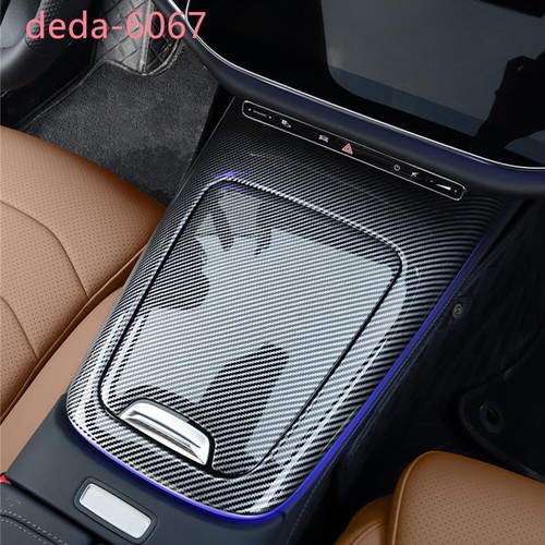 Carbon Fiber ABS Center Console Gear Shift Frame Trim For Benz E Class W214 2024 - Picture 6 of 13