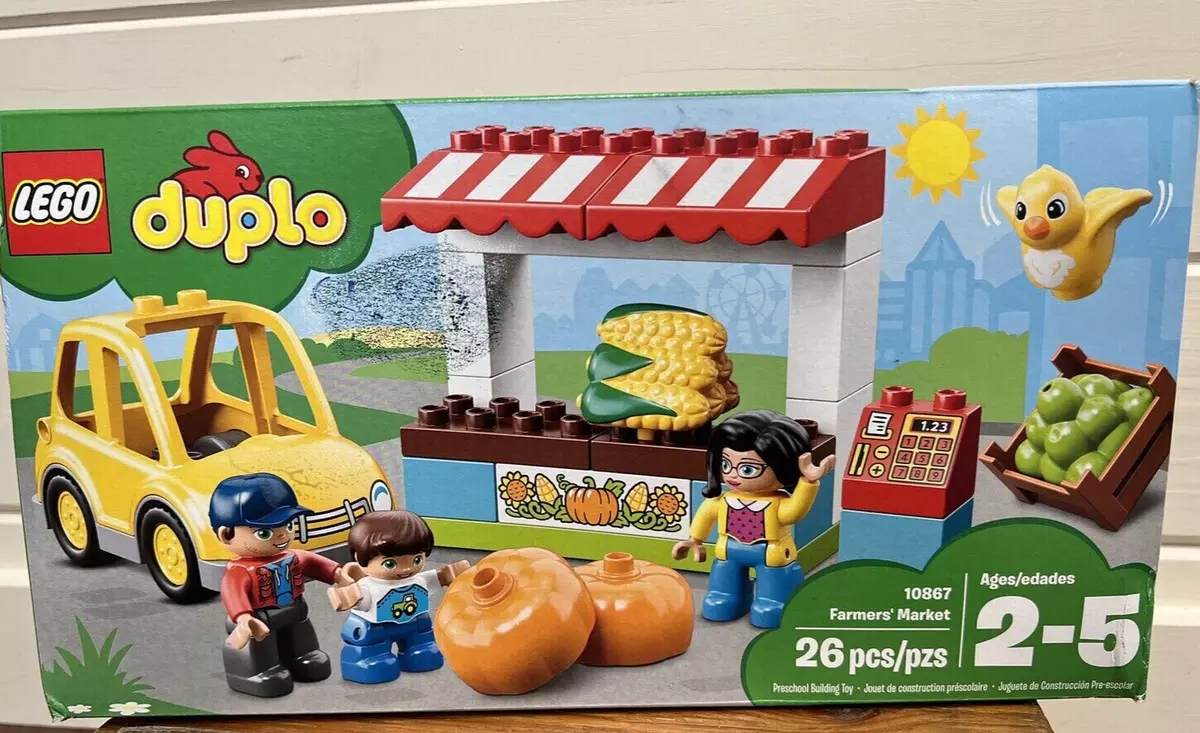 Lego 10867 Duplo Farmers&#039; Market Building Kit Pcs Retired Set Toddler |