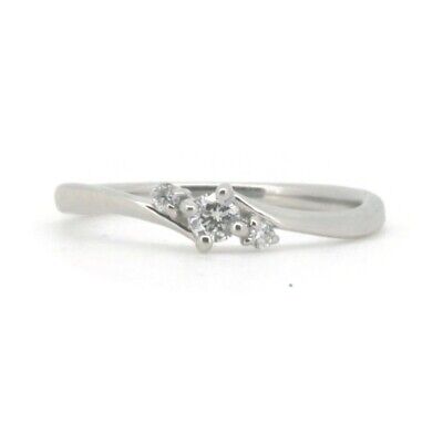Canal Yondo Sea Diamond Ring No. 7 PT900 (Platinum) Used Canal Yondo Sea Diamond Ring No. 7 PT900 (Platinum) Used