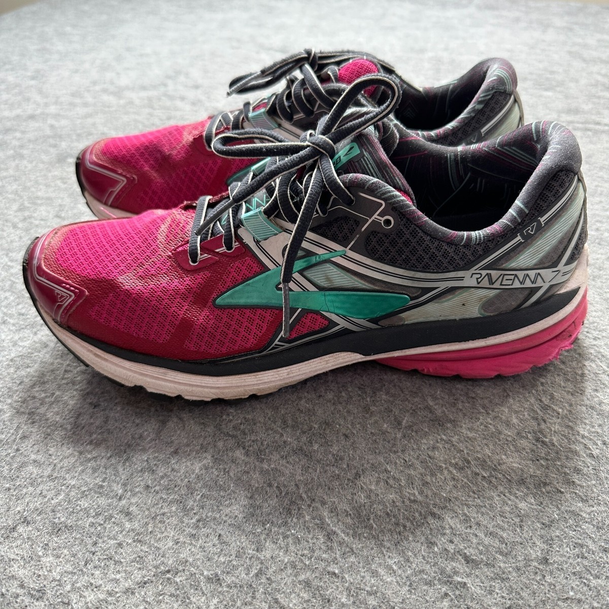 Brooks Ravenna Running Shoes Women 10 Pink Blue 1202081B672