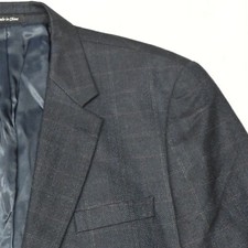 Chaps Ralph Laruen 46R Herringbone Lambswool Mens Blazer Sport Coat Suit Jacket