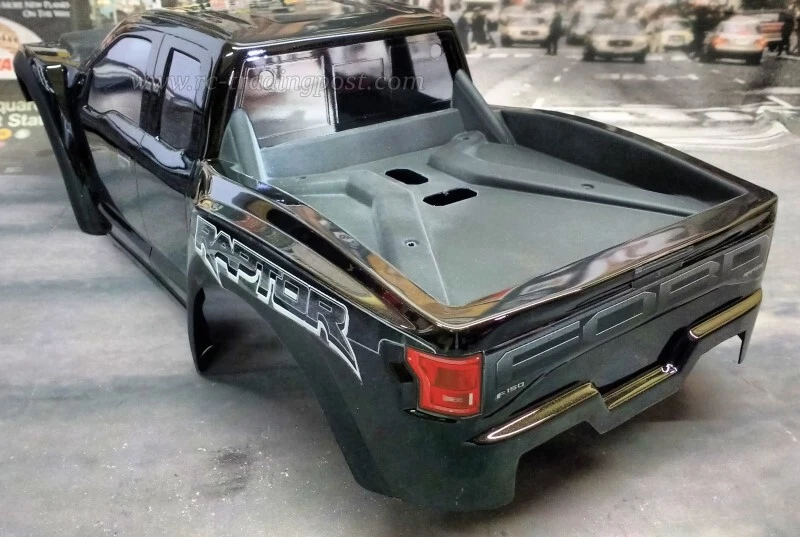 Ford Raptor 2017 negro/mate pintado personalizado carrocería de radiocontrol 1/5 para Traxxas X-MAXX XMAXX Foto 2 de 3