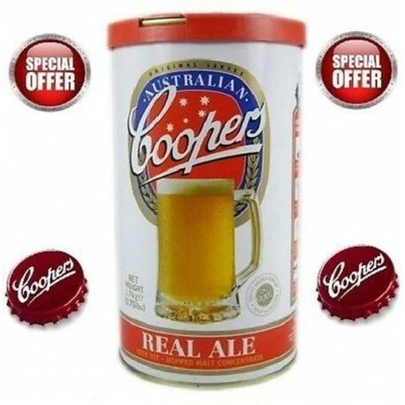 FERRARI GROUP MALTO PREPARATO PER KIT BIRRA COOPERS REAL ALE 1,7KG23 LITRI DI BIRRA FRUTTATA