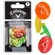 CALLAWAY NEON GOLF BALL MARKERS - MULTI-PACK X 8 GOLF BALL MARKERS - MULTIBUY