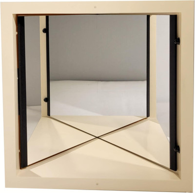 Genuine  , See the Real You through This Non-Reversing Mirror, 12X12 Ivory
