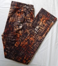 NWT 345 CARLISLE HARVEST COTTON STRETCH STRAIGHT DRESS PANTS BROWN SIZE 6; 14