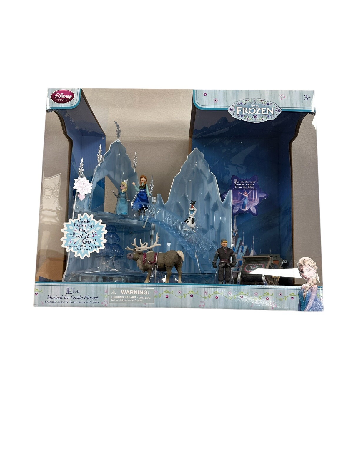 NEW DISNEY COLLECTION DISNEY FROZEN. ELSA MUSICAL ICE CASTLE PLAYSET