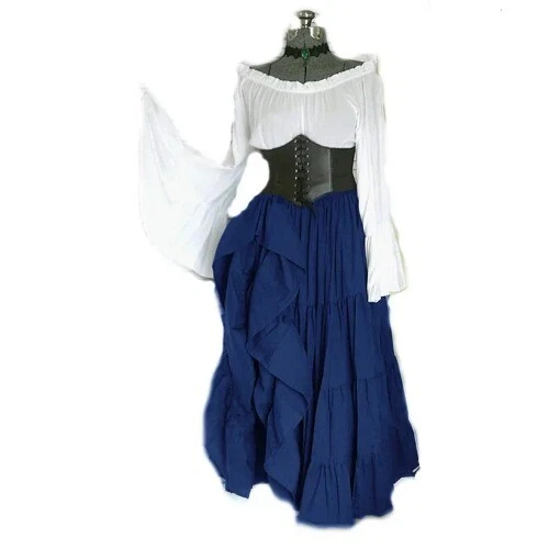 Victorian Gothic Queen Abendkleid Mittelalter Renaissance Elfe Prinzessin Lolita - Bild 6 von 21