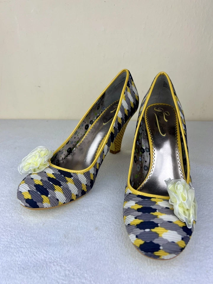 Poetic лицензия размер 40,5 / 9 Funky винтажный вдохновил насосы пикник готов каблуки цветок - Изображение 2 из 4