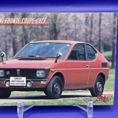 Fuzuki Suzuki Fronte Coupe GXCT No.055 Motor classic Car Card EPOCH Made
