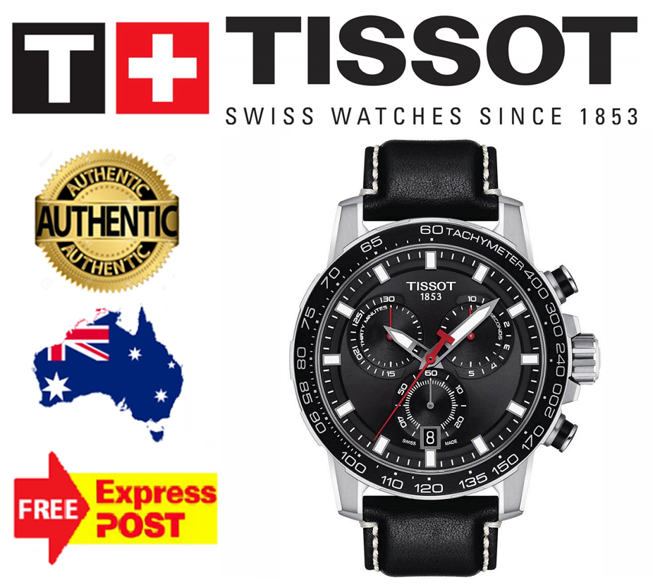 TISSOT SUPERSPORT CHRONO T125.617.16.051.00 SILVER/BLACK/LEATHER