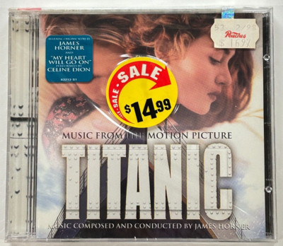 Titanic Soundtrack CD New Factory Sealed + Hype Sticker & Peaches Price Tag