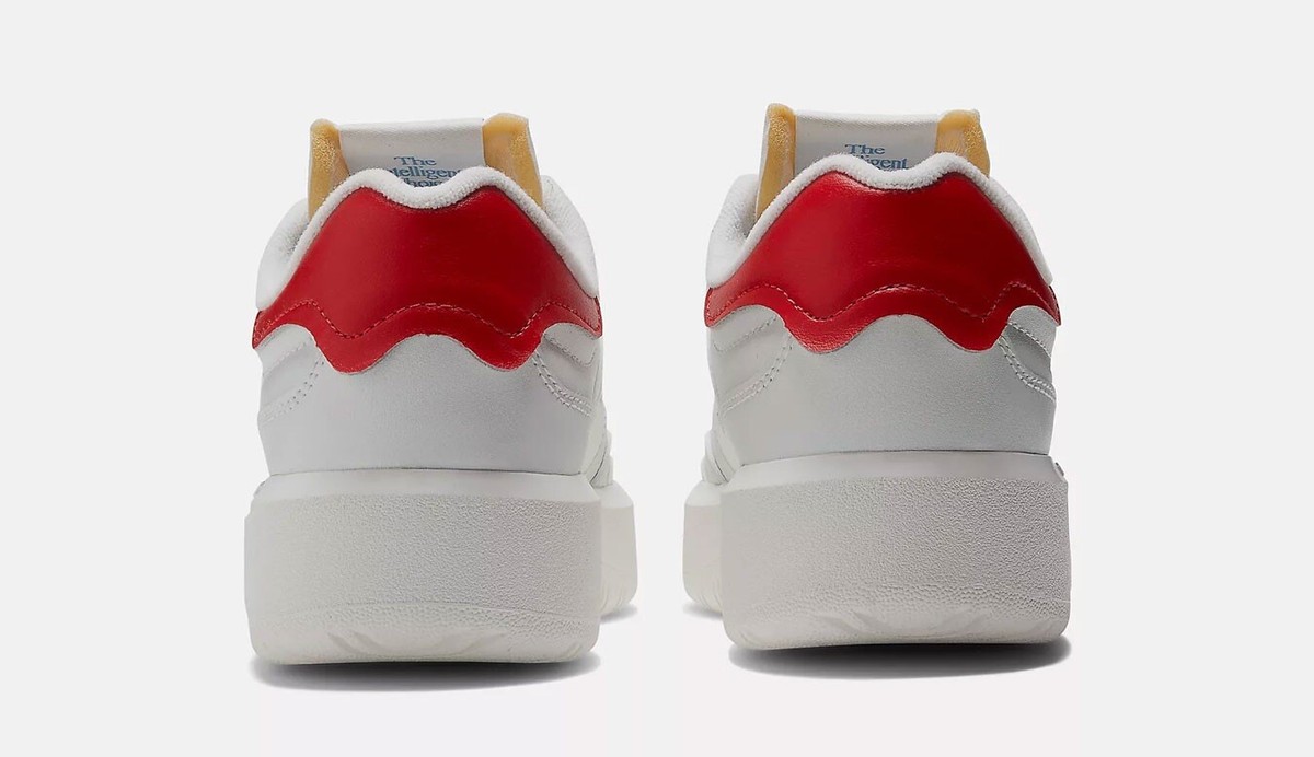 New Balance 302 White True Red Casual Sneakers Men Size 8.5 CT302LH Amazon.com | New Balance CT302 Court Sneaker, White/White, 7  main image 3