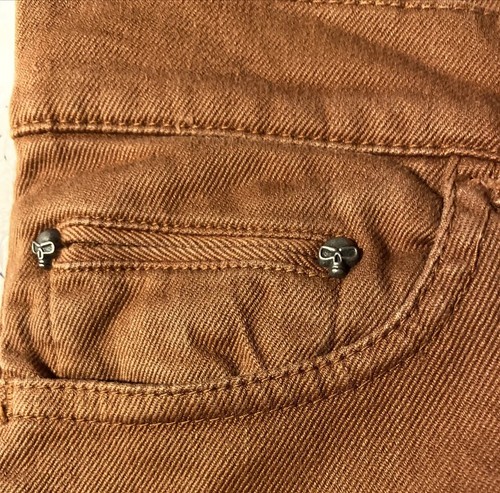 JEAN FEMME THE KOOPLES MODELE SKIN COULEUR MARRON boutiques OCRE TAILLE US 26 FR 36