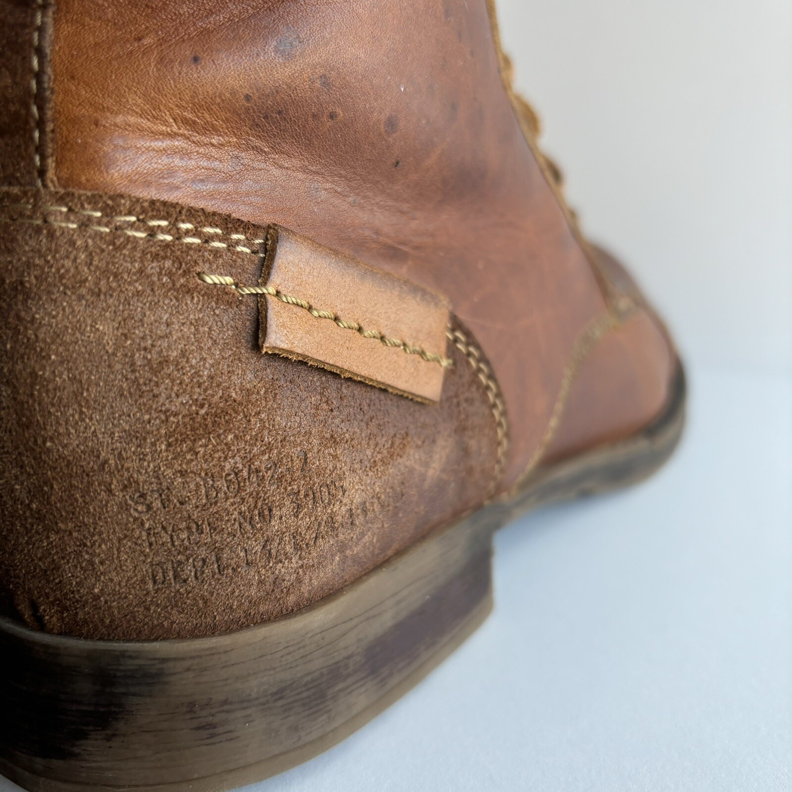 Bullboxer Delden Brown Leather Boots Men's size 8 US,… Gem