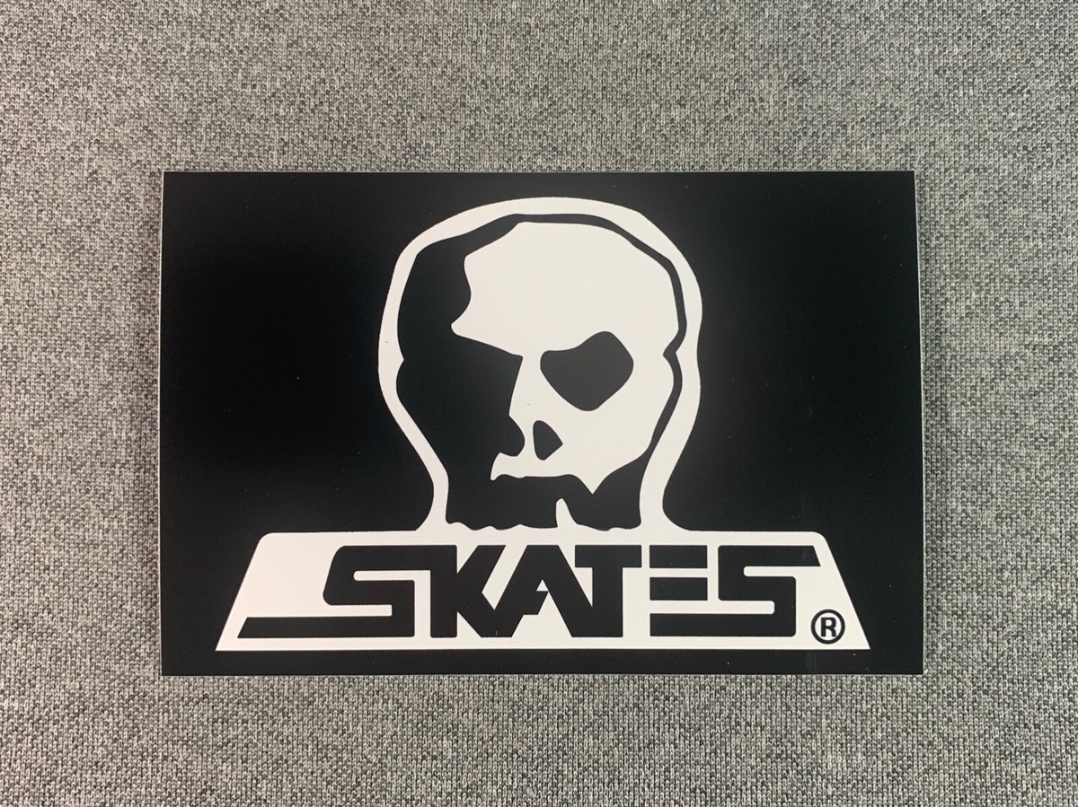 スケートボード Skull Skates Vtg Skateboard Sticker SKULL SKATES Skateboard Sticker 4.5