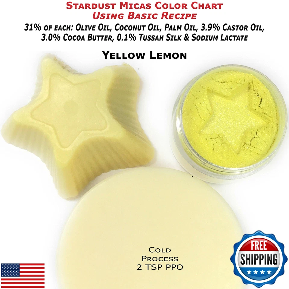 Stardust Micas Pigment Powder Cosmetic Grade Colorant for Makeup, Soap Making - Image 2 of 4
