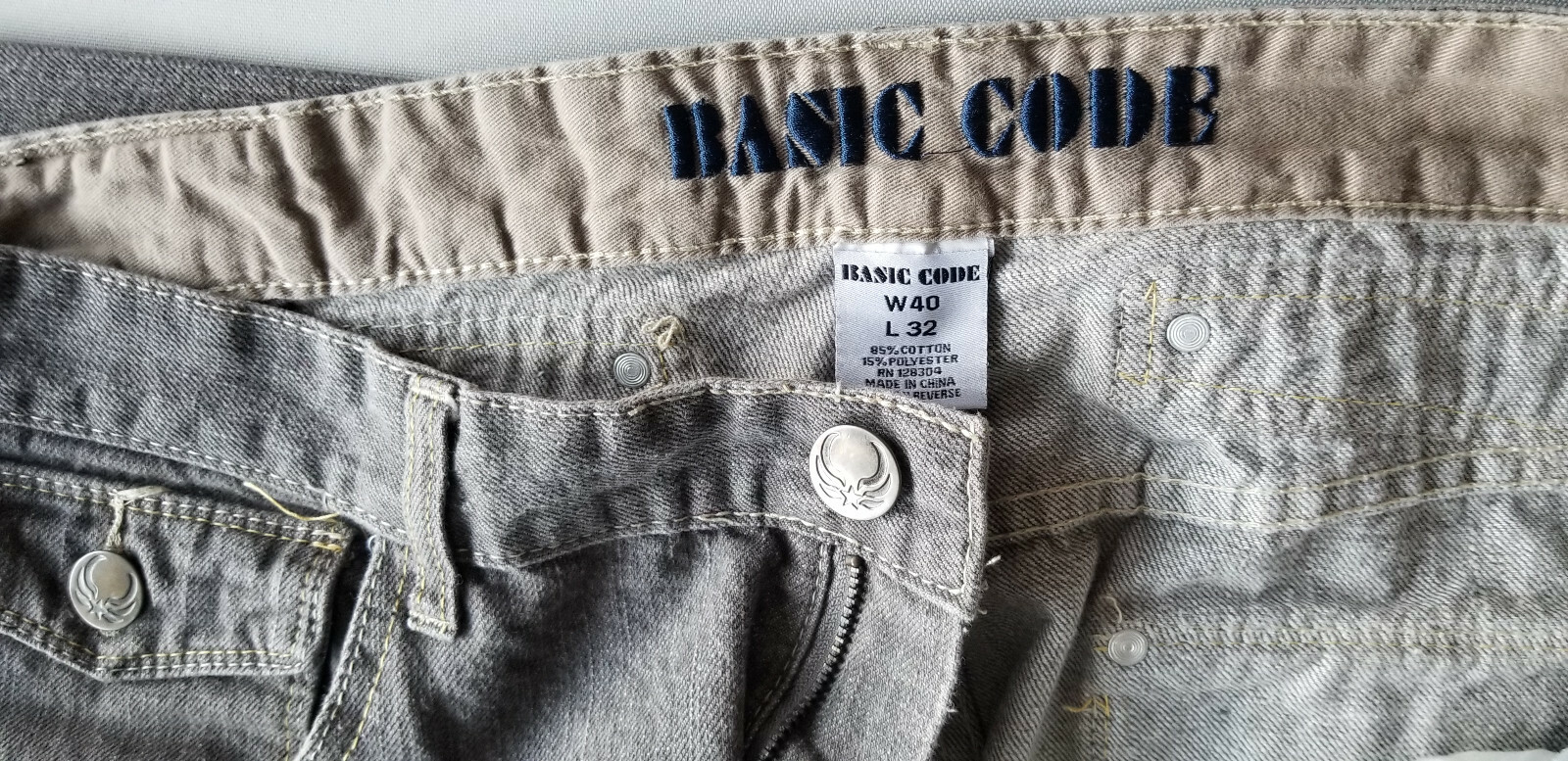 BASIC CODE Men Classic Regular Fit Stretch Cotton… - image 4