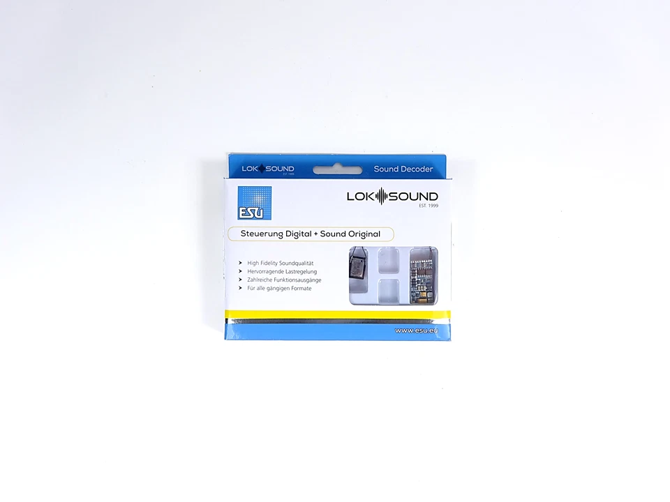 ESU Decoder LokSound 5 DCC/MM/SX/M4 Leerdecoder PluX22 58412 neu OVP - Bild 2 von 4