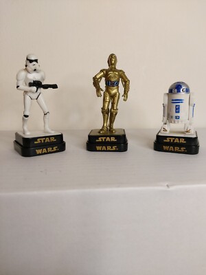 Star Wars Ink Stampers von RoseArt, Stormtrooper, C3PO & R2D2 1997